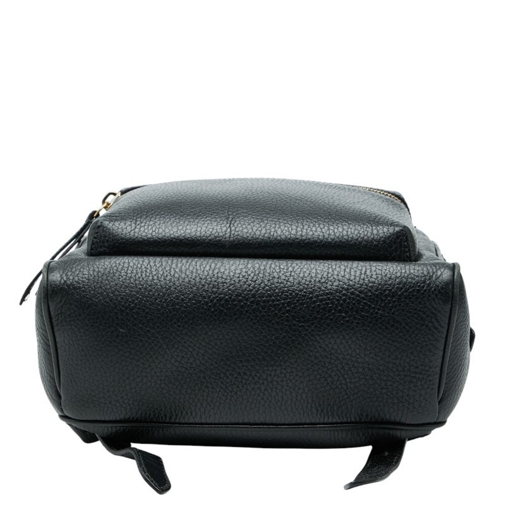 GUCCI Authentic Black Leather Backpack - Picture 3 of 8